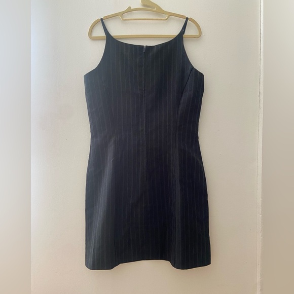 Vintage tailored grey mini dress 90s - Picture 3 of 3